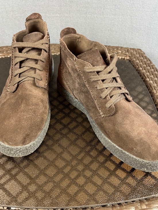Clarks Streethill Contour Cushion Mid Suede Lace Up Ankle Boots Size 11M main image 8
